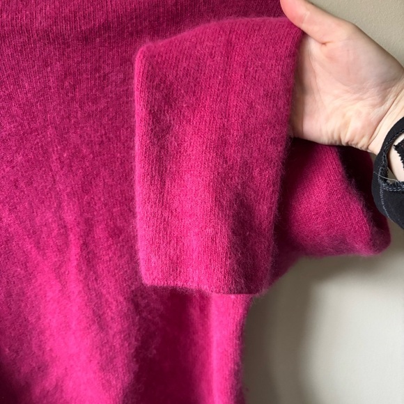 Rabbit Hair/Lambs Wool Blend Turtleneck Sweater - Picture 2 of 7